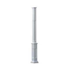 Vinyl Savannah post for pergolas that is 6x6" Top & 8x8" Base